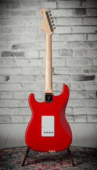 Fender '66 Strat HSS Thin Nitro Competition Red Stripe #R149086