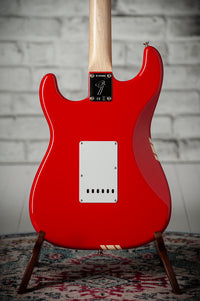 Fender '66 Strat HSS Thin Nitro Competition Red Stripe #R149086