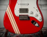 Fender '66 Strat HSS Thin Nitro Competition Red Stripe #R149086