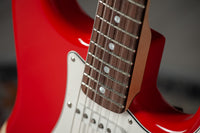 Fender '66 Strat HSS Thin Nitro Competition Red Stripe #R149086