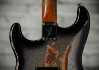 Fender CS '67 Strat HSS Heavy Relic Black Sparkle Burst R145714 USED