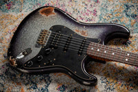 Fender CS '67 Strat HSS Heavy Relic Black Sparkle Burst R145714 USED