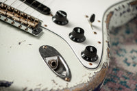 Fender '69 Stratocaster Super Heavy Relic Olympic White/Purple Sparkle #R149039