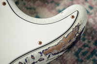 Fender '69 Stratocaster Super Heavy Relic Olympic White/Purple Sparkle #R149039