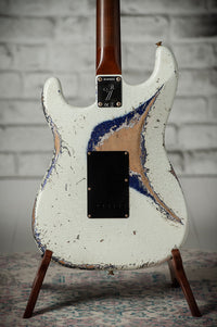 Fender '69 Stratocaster Super Heavy Relic Olympic White/Purple Sparkle #R149039