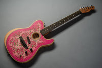 Fender Acoustasonic Telecaster Pink Paisley Used