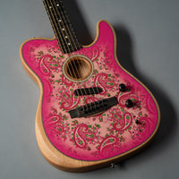 Fender Acoustasonic Telecaster Pink Paisley Used