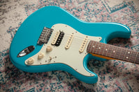 Fender American Professional II Stratocaster Rosewood Fingerboard, HSS, Miami Blue SN US22104166