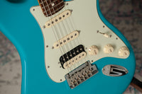 Fender American Professional II Stratocaster Rosewood Fingerboard, HSS, Miami Blue SN US22104166