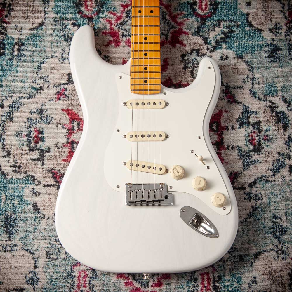 Fender American Ultra Luxe Vintage '50s Stratocaster White Blonde #US25005546