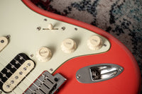 Fender American Ultra Luxe Vintage '60s Stratocaster® HSS Fiesta Red #US25030585