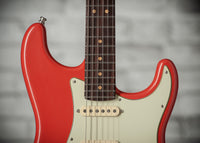 Fender American Ultra Luxe Vintage '60s Stratocaster® HSS Fiesta Red #US25030585