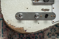 Fender '59 Telecaster Heavy Relic Olympic White/Magenta Sparkle #R147333