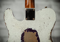 Fender '59 Telecaster Heavy Relic Olympic White/Magenta Sparkle #R147333