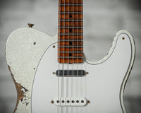 Fender '59 Telecaster Heavy Relic Olympic White/Magenta Sparkle #R147333