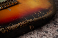 Fender Custom Shop '60 Stratocaster Left-Handed Super Heavy Relic, Faded 3-Color Sunburst, R132320