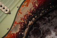 Fender Custom Shop '60 Stratocaster Left-Handed Super Heavy Relic, Faded 3-Color Sunburst, R132320