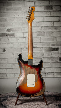 Fender Custom Shop '60 Stratocaster Left-Handed Super Heavy Relic, Faded 3-Color Sunburst, R132320