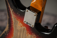Fender Custom Shop '60 Stratocaster Left-Handed Super Heavy Relic, Faded 3-Color Sunburst, R132320