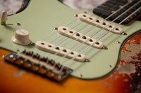 Fender Custom Shop '60 Stratocaster Left-Handed Super Heavy Relic, Faded 3-Color Sunburst, R132320