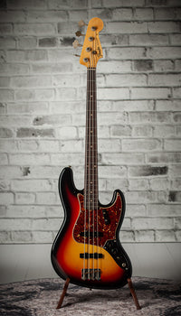 Fender Custom Shop '64 Jazz Bass Journeyman Relic 3-Tone Sunburst SN# R150488