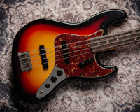 Fender Custom Shop '64 Jazz Bass Journeyman Relic 3-Tone Sunburst SN# R150488