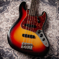 Fender Custom Shop '64 Jazz Bass Journeyman Relic 3-Tone Sunburst SN# R150488
