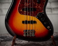 Fender Custom Shop '64 Jazz Bass Journeyman Relic 3-Tone Sunburst SN# R150488