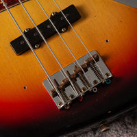 Fender Custom Shop '64 Jazz Bass Journeyman Relic 3-Tone Sunburst SN# R150488