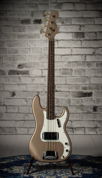Fender Custom Shop 1965 P-Bass Super Faded Shoreline Gold SN# R131062