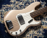 Fender Custom Shop 1965 P-Bass Super Faded Shoreline Gold SN# R131062