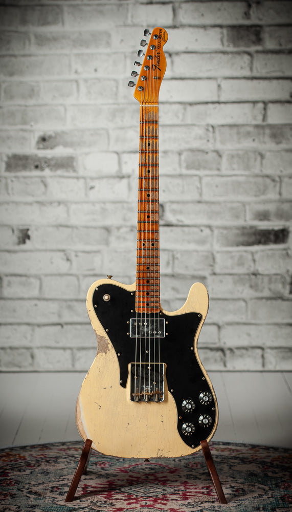 Fender Custom Shop 70's Tele Custom Heavy Relic Aged Vintage White SN# R149206
