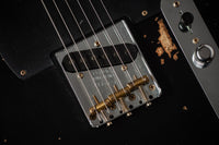 Fender Heavy Relic '52 Telecaster Ash Body Black over Butterscotch Handwound Pickups # R149323