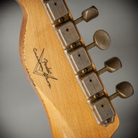 Fender Heavy Relic '52 Telecaster Ash Body Black over Butterscotch Handwound Pickups # R149323