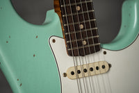 Fender Heavy Relic '60 Stratocaster HSS Roasted Neck Faded Surf Pearl Handwound Pickups # R117568