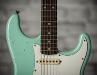 Fender Heavy Relic '60 Stratocaster HSS Roasted Neck Faded Surf Pearl Handwound Pickups # R117568