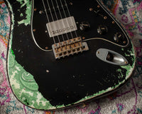 Fender Masterbuilt Austin MacNutt '59 Strat HSS Super Heavy Relic Black/ Green Paisley SN# R119873 USED