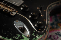 Fender Masterbuilt Austin MacNutt '59 Strat HSS Super Heavy Relic Black/ Green Paisley SN# R119873 USED
