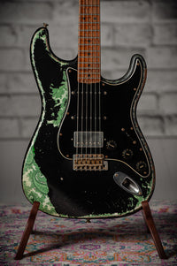 Fender Masterbuilt Austin MacNutt '59 Strat HSS Super Heavy Relic Black/ Green Paisley SN# R119873 USED