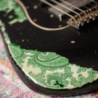 Fender Masterbuilt Austin MacNutt '59 Strat HSS Super Heavy Relic Black/ Green Paisley SN# R119873 USED