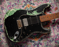 Fender Masterbuilt Austin MacNutt '59 Strat HSS Super Heavy Relic Black/ Green Paisley SN# R119873 USED