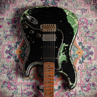 Fender Masterbuilt Austin MacNutt '59 Strat HSS Super Heavy Relic Black/ Green Paisley SN# R119873 USED