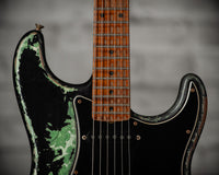 Fender Masterbuilt Austin MacNutt '59 Strat HSS Super Heavy Relic Black/ Green Paisley SN# R119873 USED