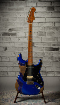 Fender Masterbuilt Levi Perry '57 Strat HSS Heavy Relic Cobalt Blue Metallic/ Purple Metallic SN# CZ557540