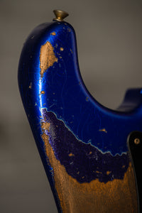 Fender Masterbuilt Levi Perry '57 Strat HSS Heavy Relic Cobalt Blue Metallic/ Purple Metallic SN# CZ557540