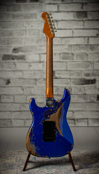 Fender Masterbuilt Levi Perry '57 Strat HSS Heavy Relic Cobalt Blue Metallic/ Purple Metallic SN# CZ557540