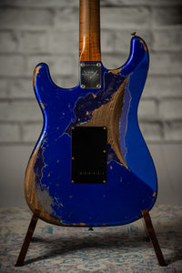 Fender Masterbuilt Levi Perry '57 Strat HSS Heavy Relic Cobalt Blue Metallic/ Purple Metallic SN# CZ557540