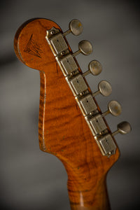 Fender Masterbuilt Levi Perry '57 Strat HSS Heavy Relic Cobalt Blue Metallic/ Purple Metallic SN# CZ557540