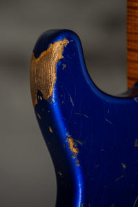 Fender Masterbuilt Levi Perry '57 Strat HSS Heavy Relic Cobalt Blue Metallic/ Purple Metallic SN# CZ557540