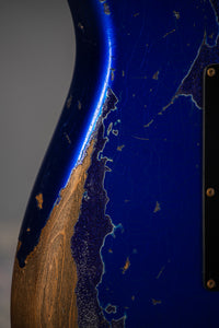 Fender Masterbuilt Levi Perry '57 Strat HSS Heavy Relic Cobalt Blue Metallic/ Purple Metallic SN# CZ557540